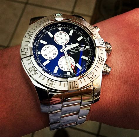 breitling 48mm on wrist|breitling super avenger 48.